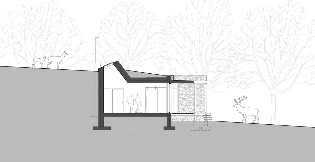 basarch: hunting lodge on a game preserve