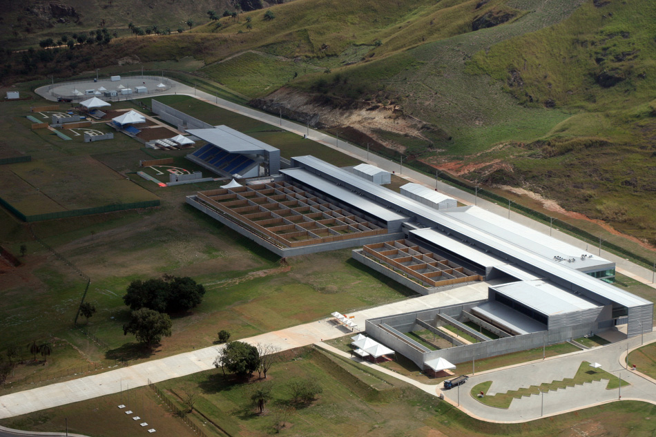 BCMF arquitetos national shooting center designboom