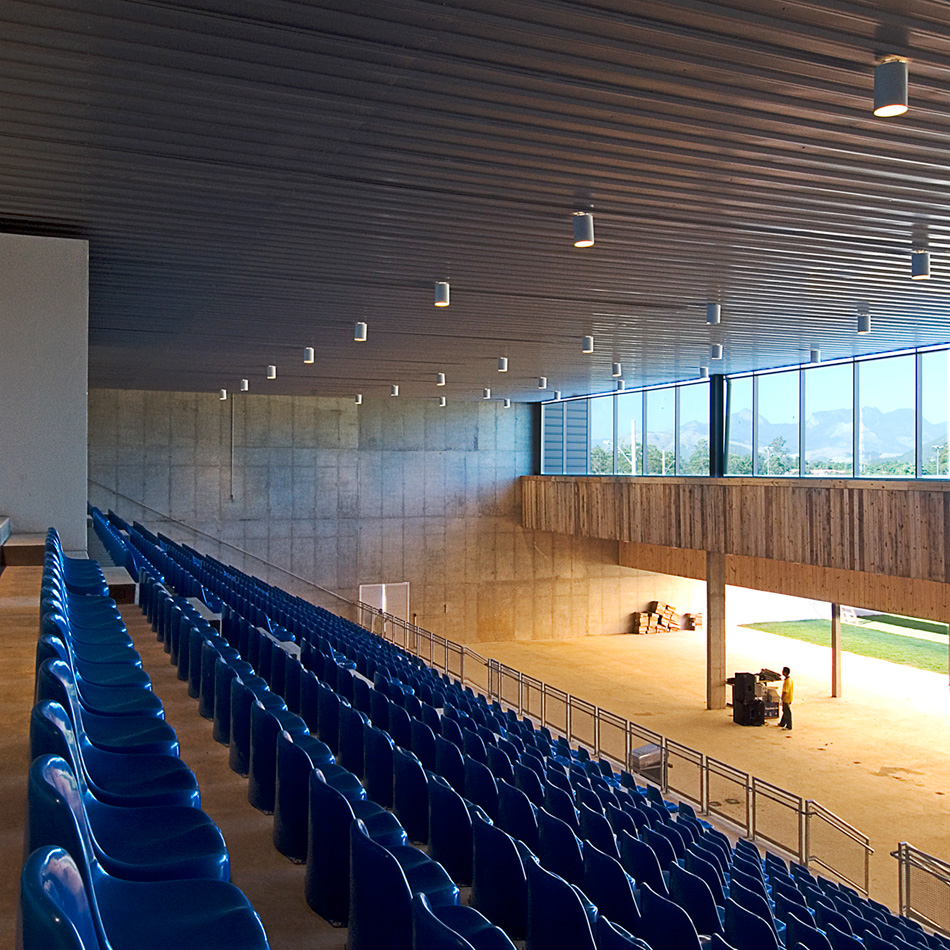 BCMF arquitetos national shooting center designboom