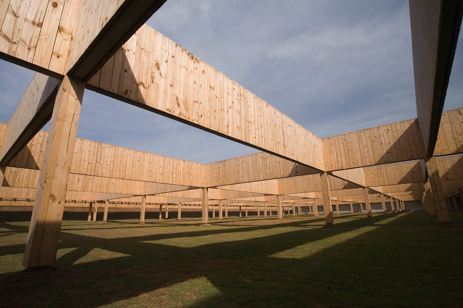 BCMF arquitetos national shooting center designboom