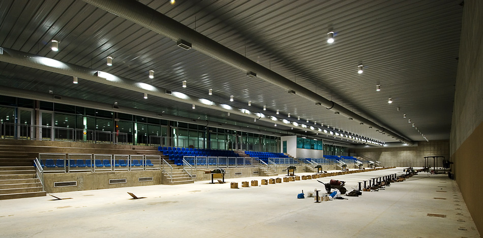 BCMF arquitetos national shooting center designboom
