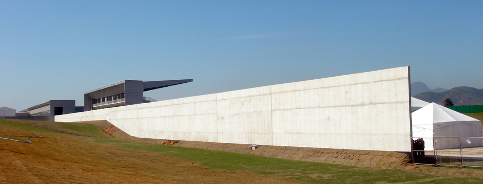 BCMF arquitetos national shooting center designboom