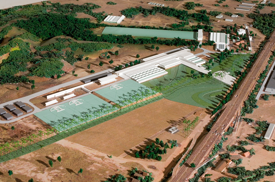 BCMF arquitetos national shooting center designboom