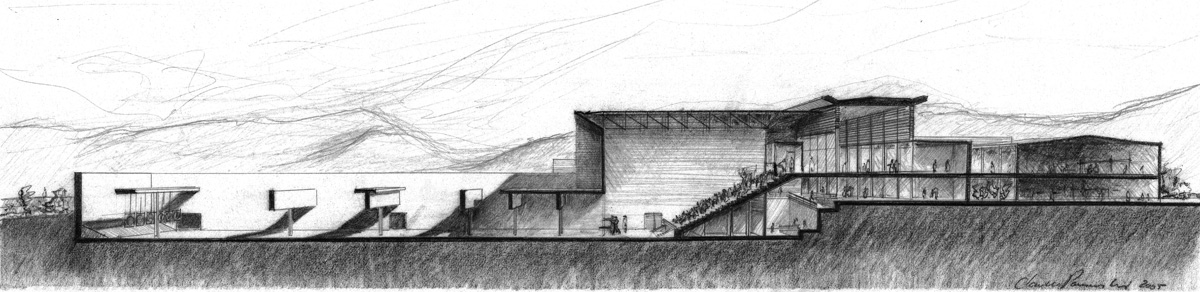 BCMF arquitetos national shooting center designboom