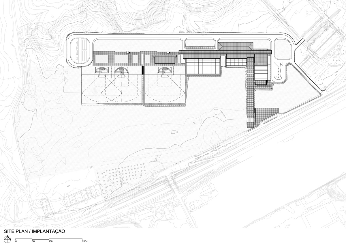 BCMF arquitetos national shooting center designboom