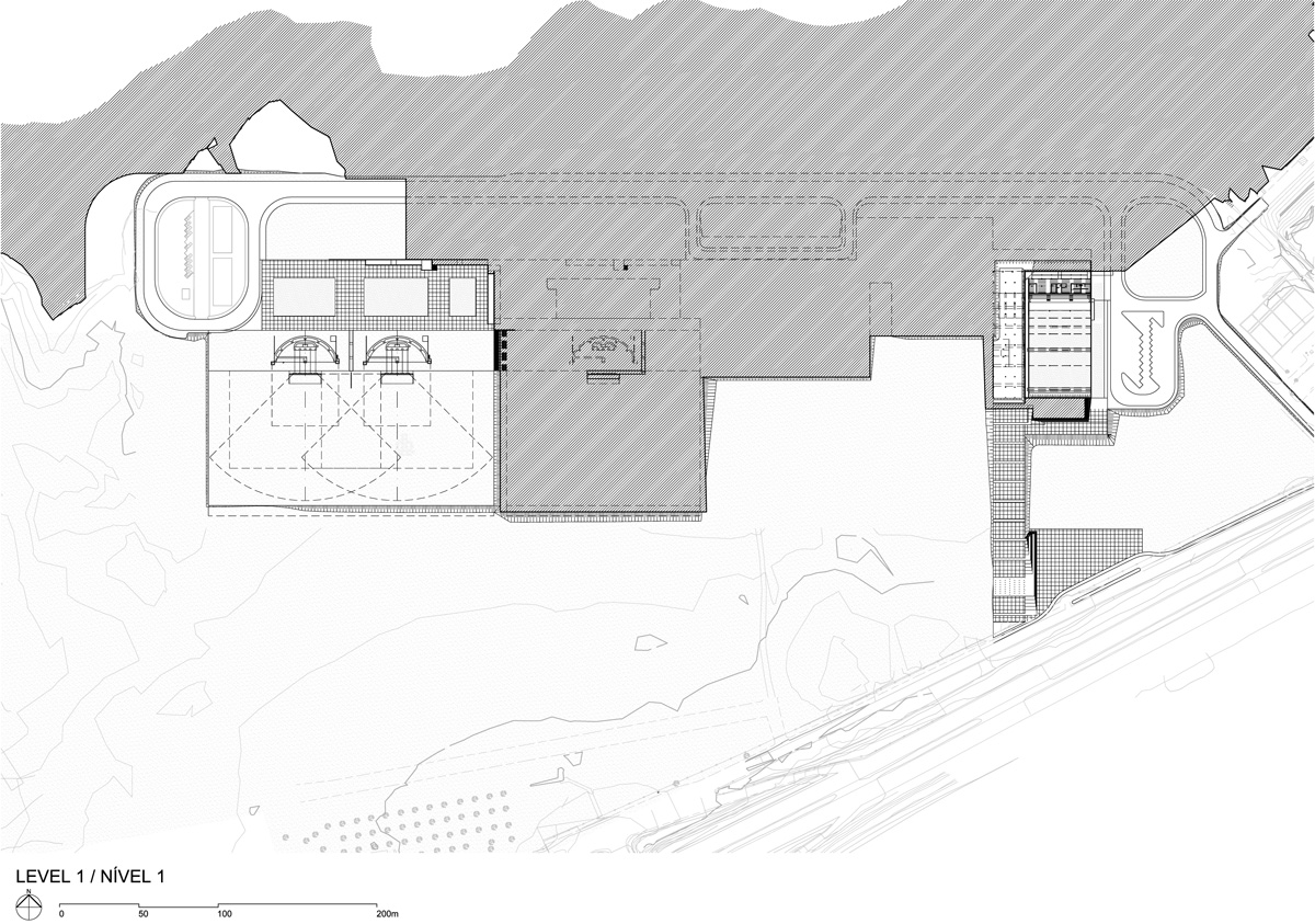 BCMF arquitetos national shooting center designboom