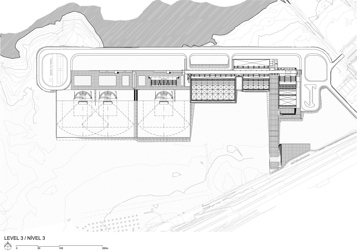 BCMF arquitetos national shooting center designboom