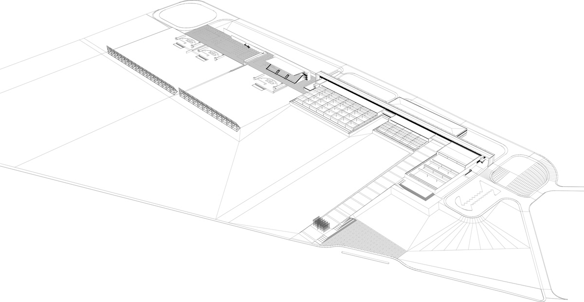 BCMF arquitetos national shooting center designboom