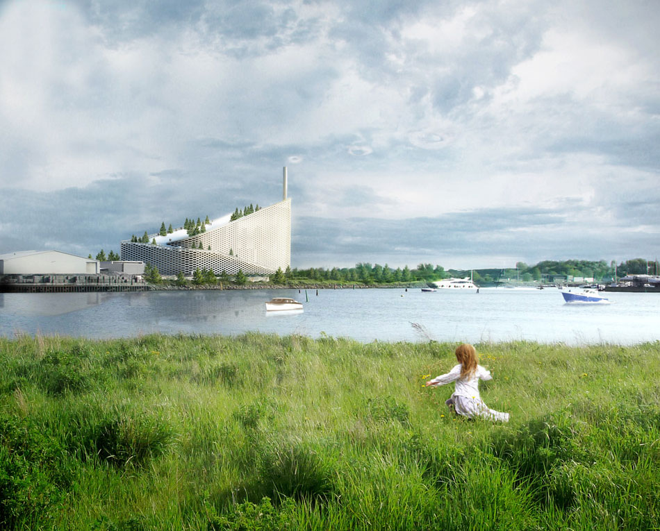 Bjarke Ingels Group Bigs Amagerforbraending Ski Slope Incinerator