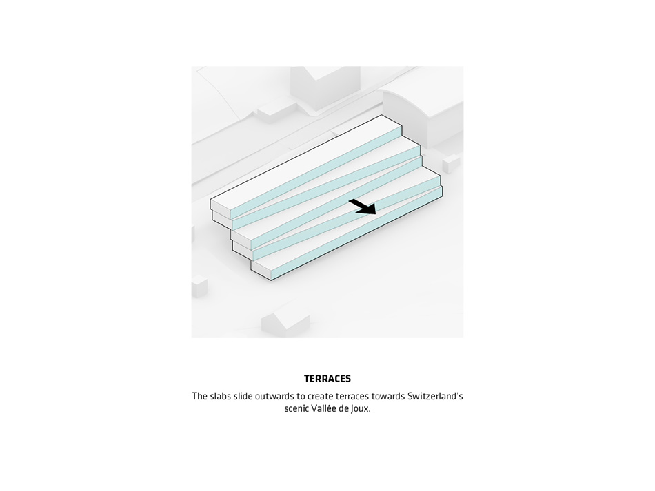 g3bjarke ingels group BIG audemars piquet hotel des horlogers switzerland designboom