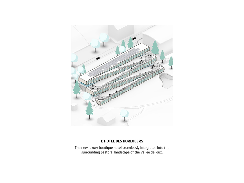 bjarke ingels group BIG audemars piquet hotel des horlogers switzerland designboom