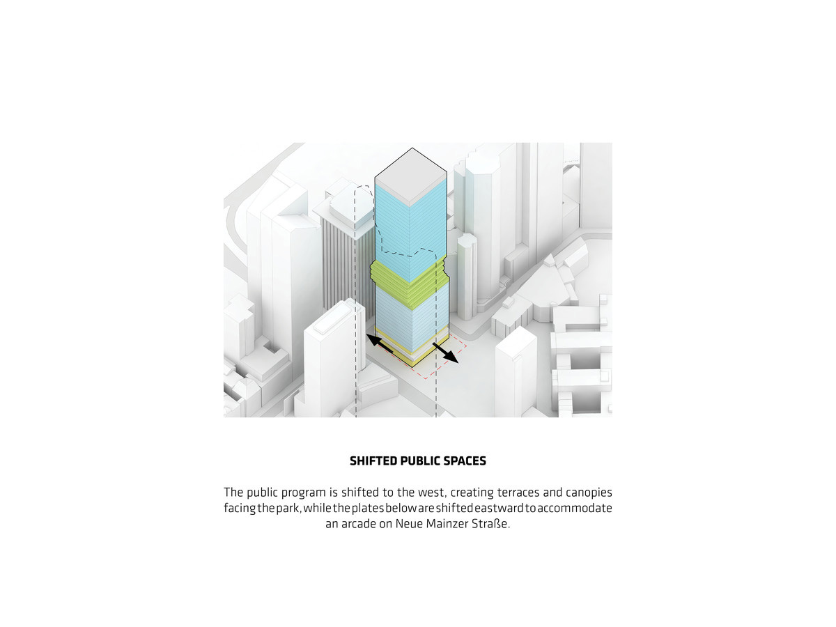 bjarke ingels group BIG metz mixed use tower frankfurt germany designboom