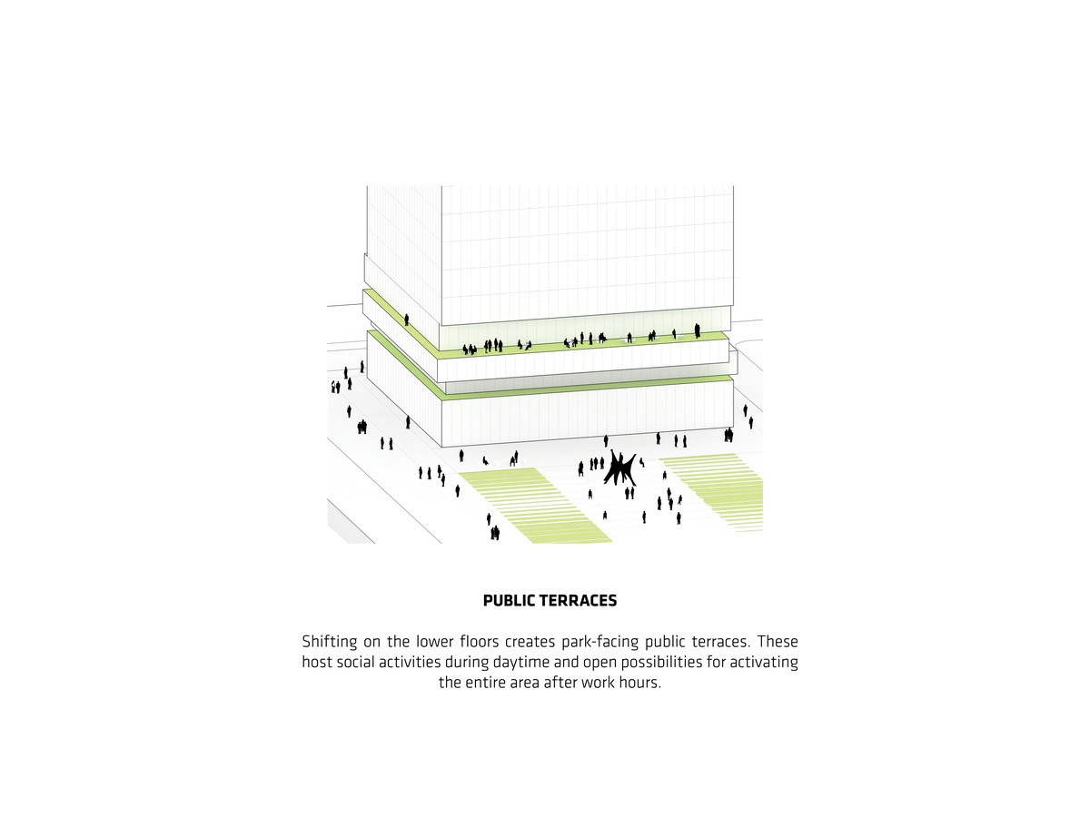 bjarke ingels group BIG metz mixed use tower frankfurt germany designboom