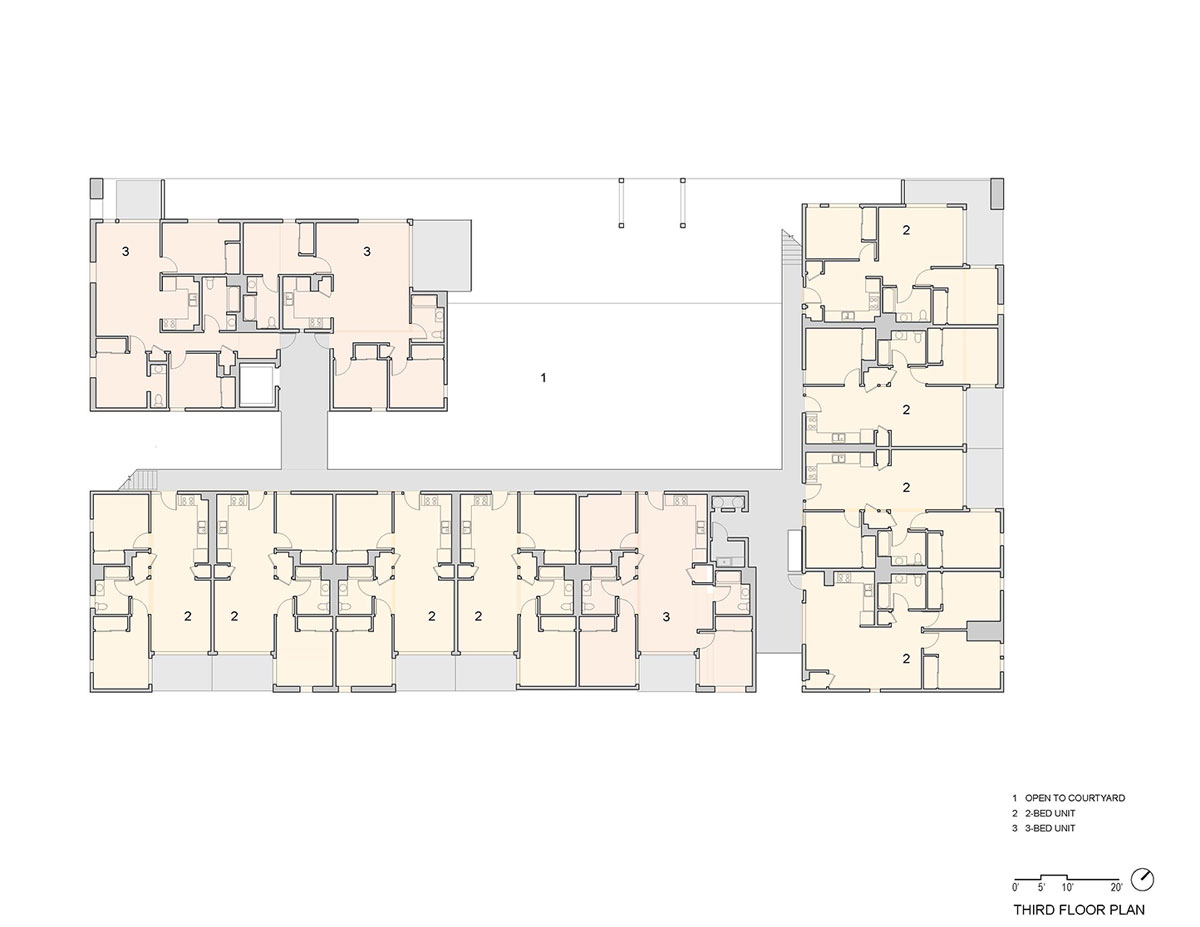 affordable community housing at pico place by brooks + scarpa