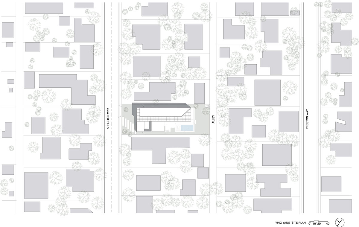 brooks + scarpa: yin-yang house balances performance and aesthetics
