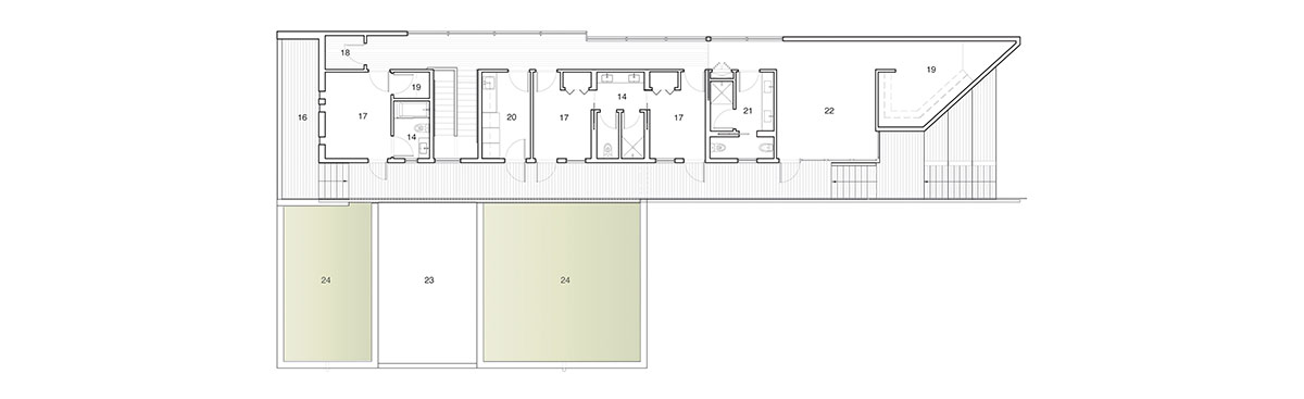 brooks + scarpa: yin-yang house balances performance and aesthetics