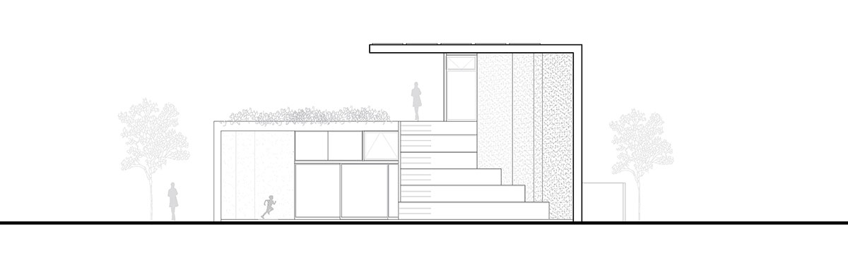 brooks + scarpa: yin-yang house balances performance and aesthetics