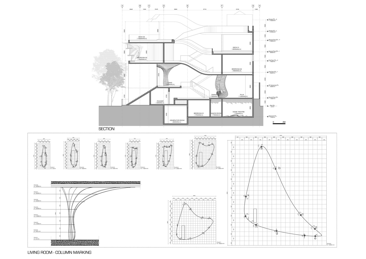 cadence architects elastica house interiors bangalore india designboom