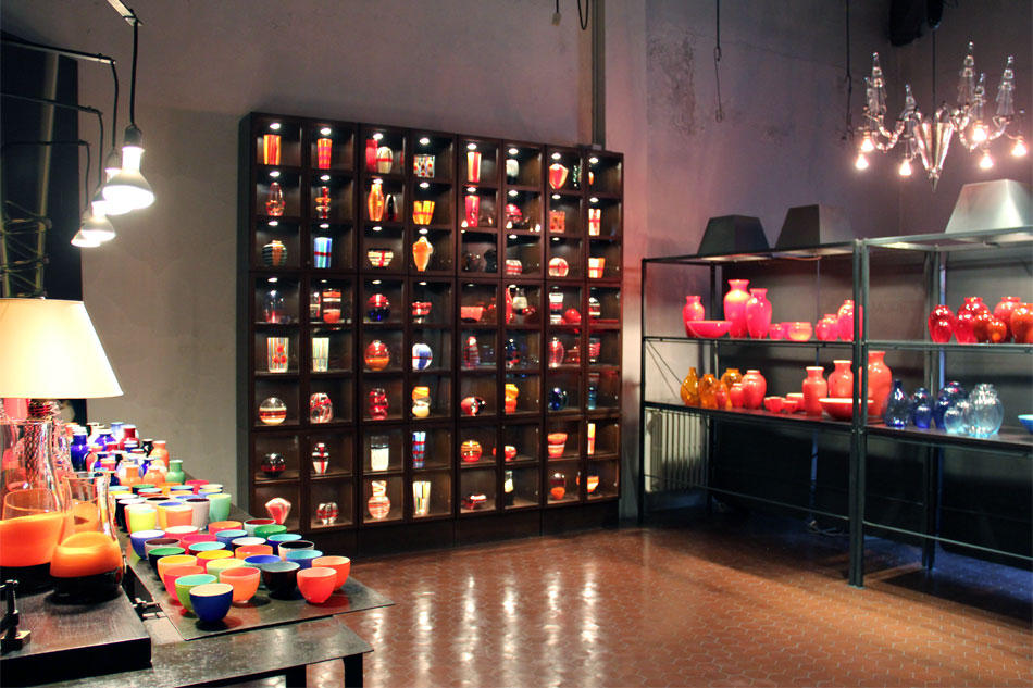 carlo moretti glassblowing factory visit