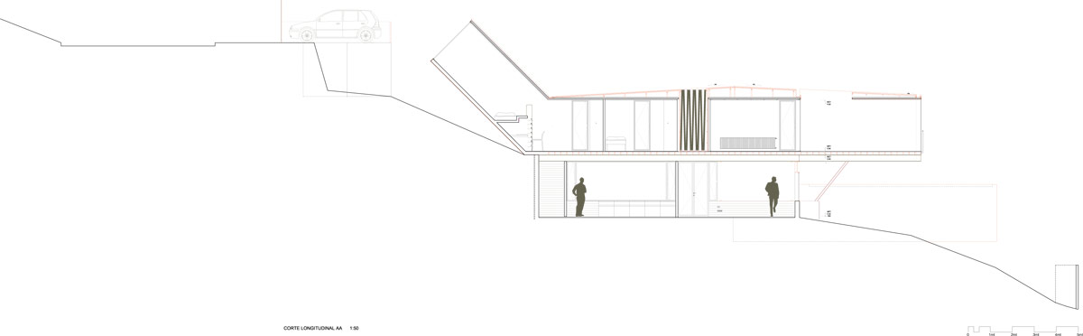 casa oruga/ caterpillar house by sebastian irarrazaval 