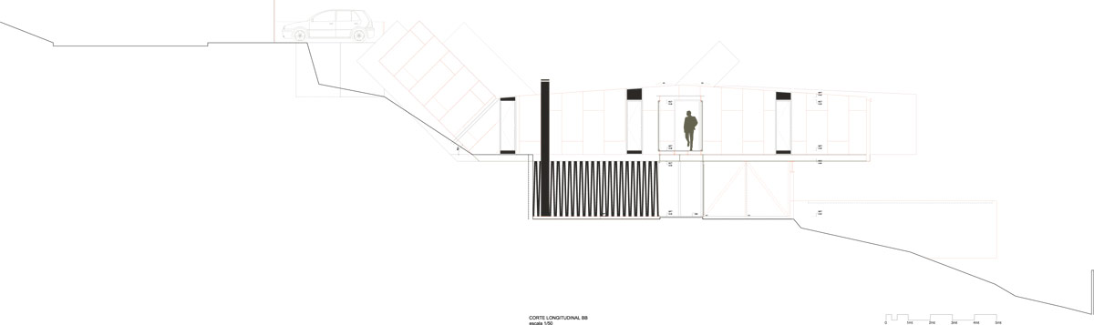 casa oruga/ caterpillar house by sebastian irarrazaval 