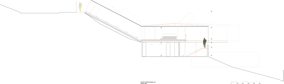 casa oruga/ caterpillar house by sebastian irarrazaval 