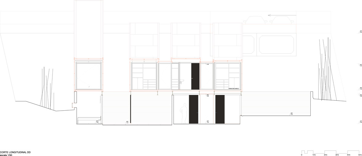 casa oruga/ caterpillar house by sebastian irarrazaval 