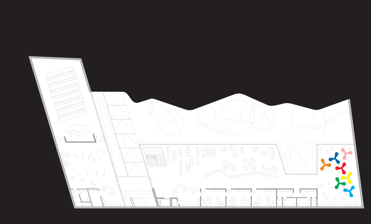 castroferro arquitectos: elevated concrete library in malaga 