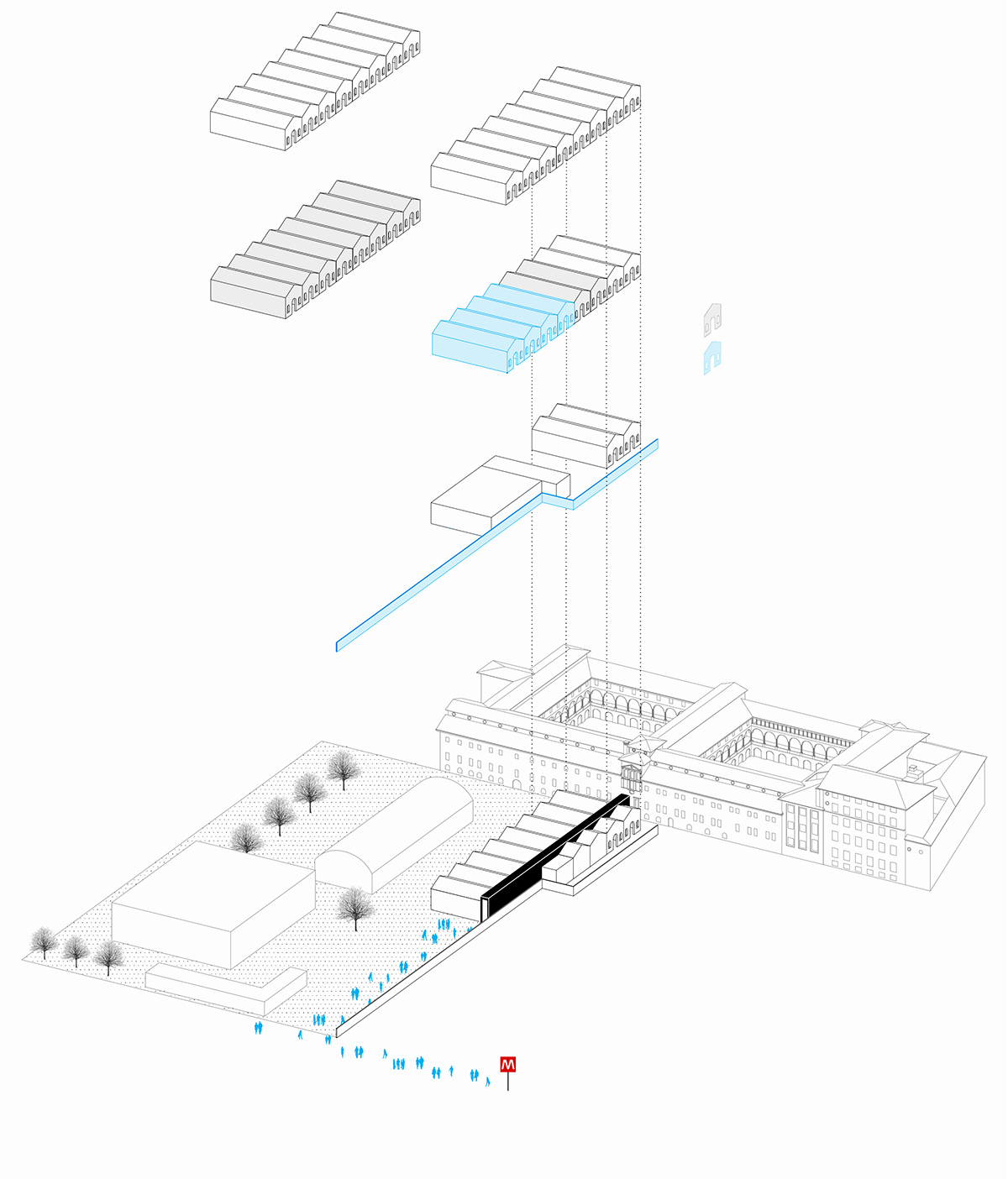 cavallerizze museo della scienza stables milan science museum studio ARCHIT luca cipelletti designboom