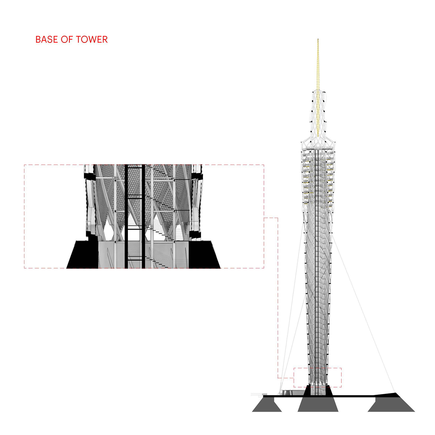 DFA proposes 'central park tower' to transform the city's unused reservoir