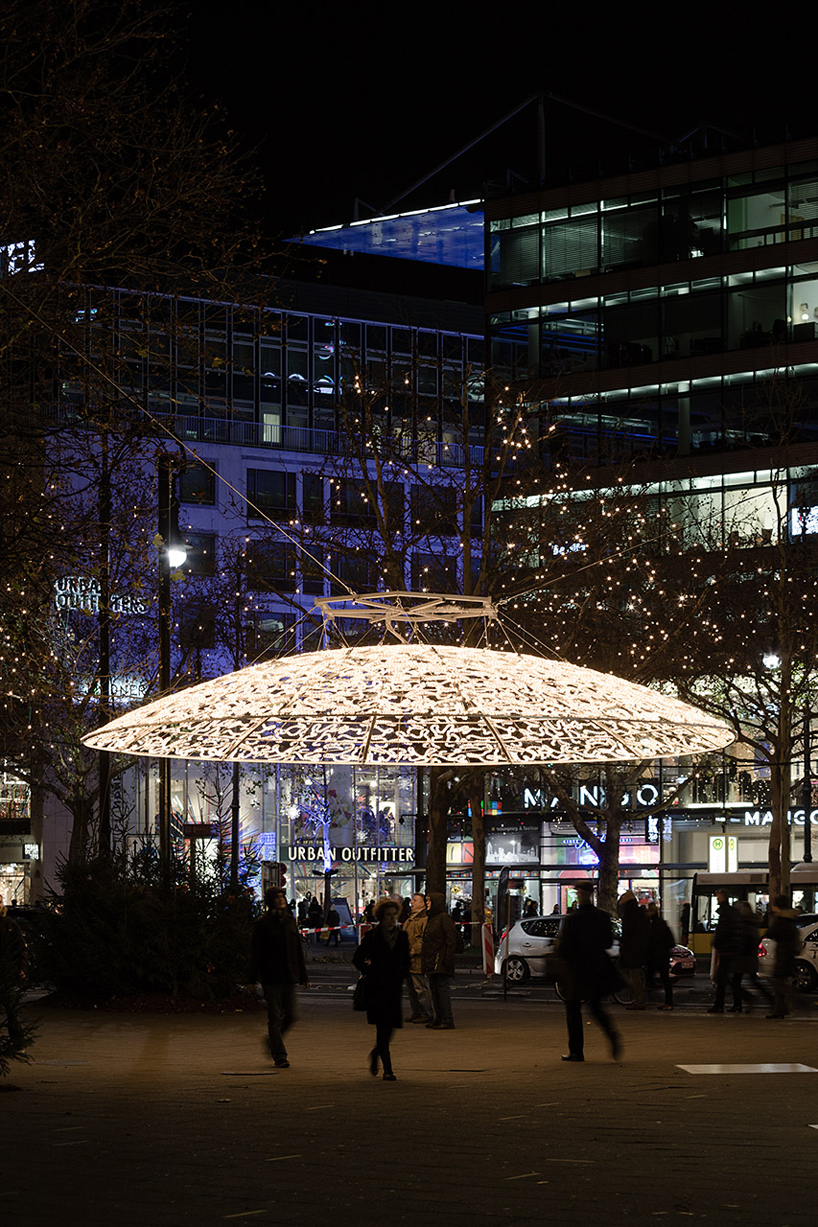 brut deluxe adorns berlin with holiday light installations