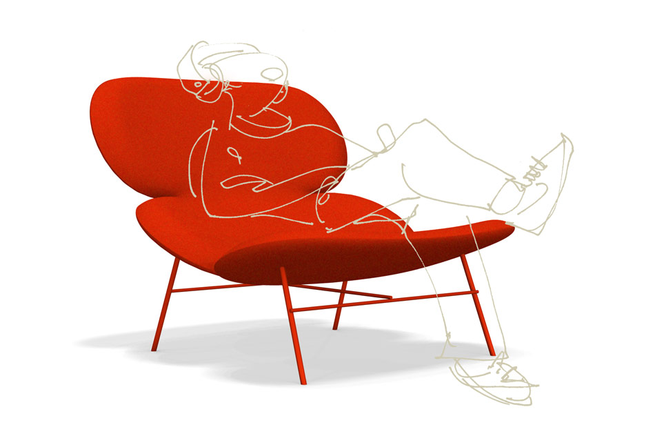 claesson koivisto rune: kelly chair series for tacchini