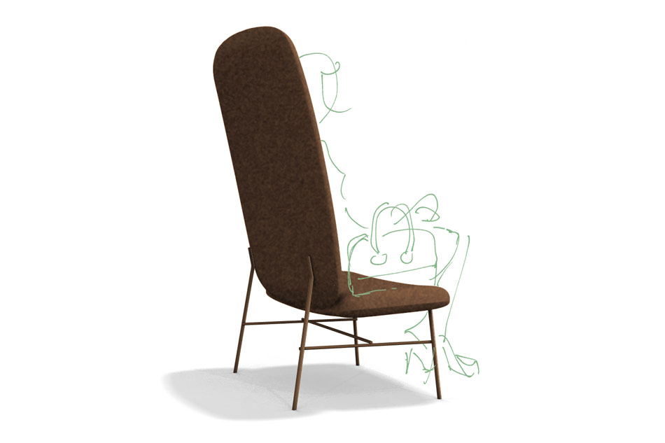 claesson koivisto rune: kelly chair series for tacchini