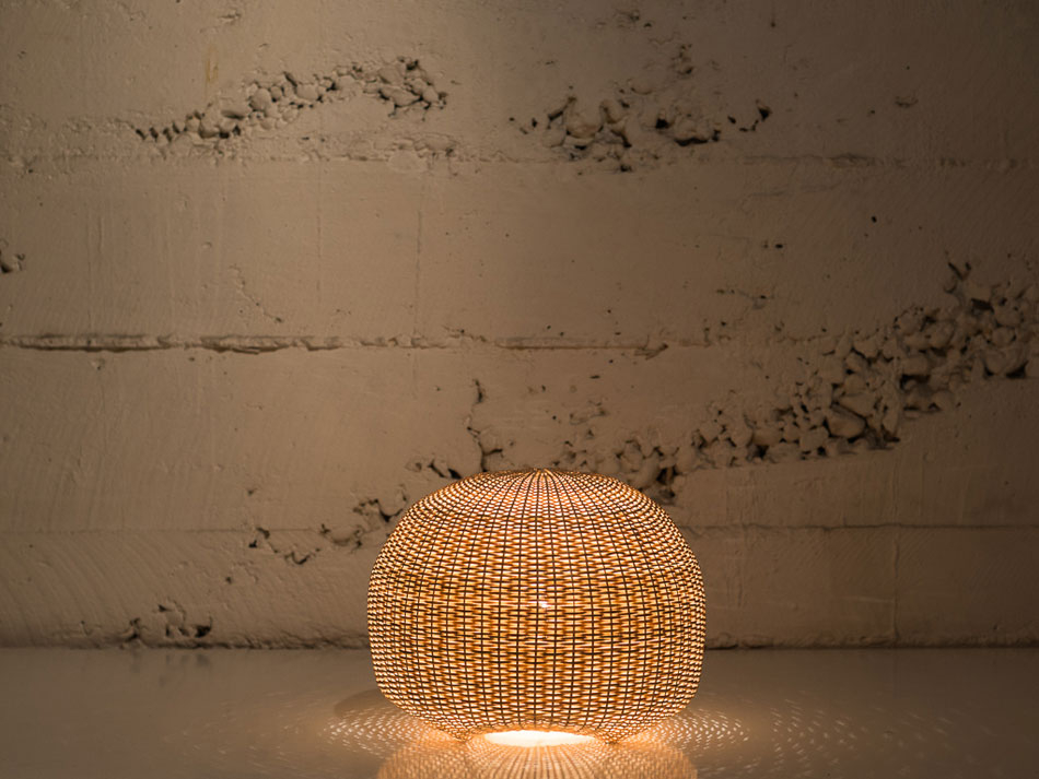claesson koivisto rune: wicker lamps for made in mimbre at LDF