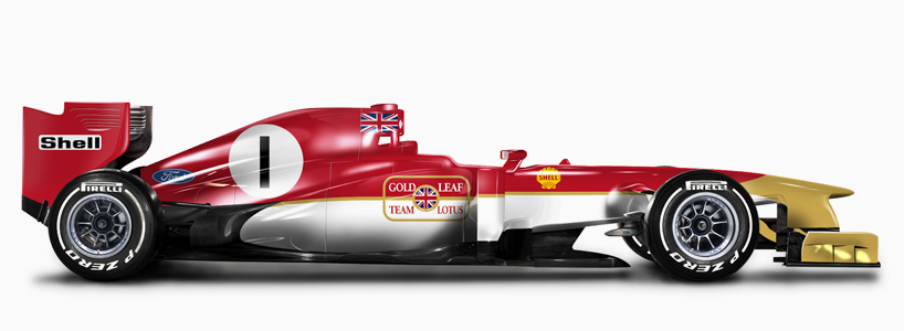 classic liveries imagined on 2013 formula 1 racecars