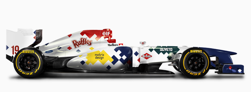 classic liveries imagined on 2013 formula 1 racecars