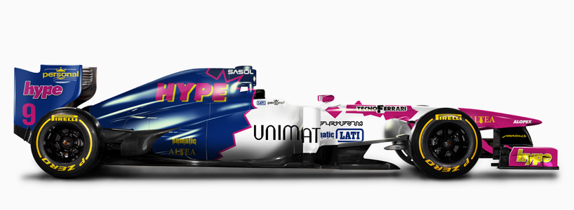classic liveries imagined on 2013 formula 1 racecars