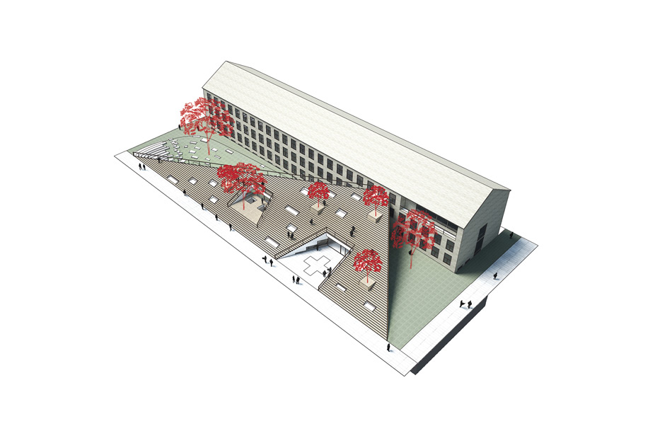 COBE danish red cross volunteer house designboom