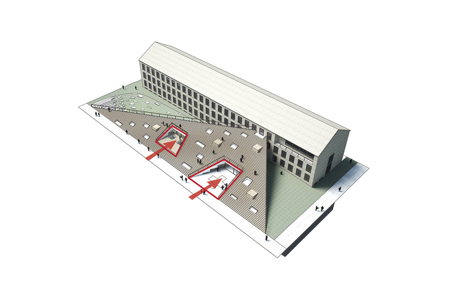 COBE danish red cross volunteer house designboom