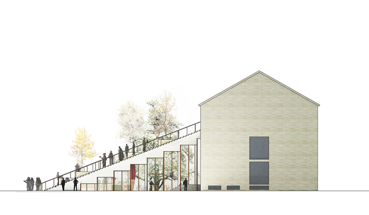 COBE danish red cross volunteer house designboom