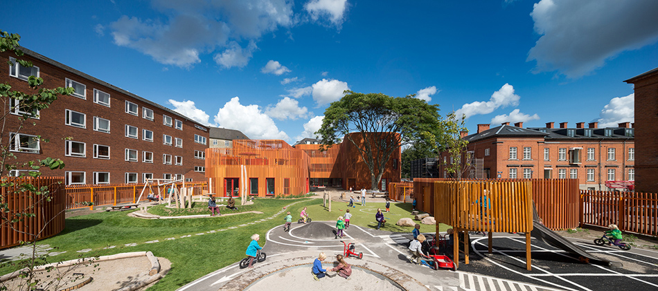 COBE forfatterhuset kindergarten copenhagen designboom