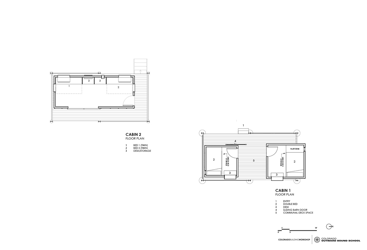 colorado building workshop colorado outward bound school micro cabins designboom