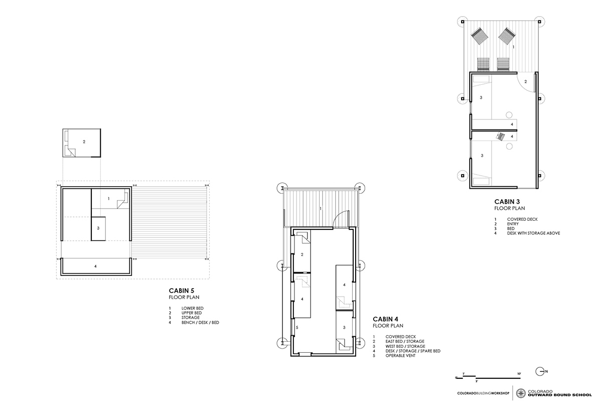 colorado building workshop colorado outward bound school micro cabins designboom