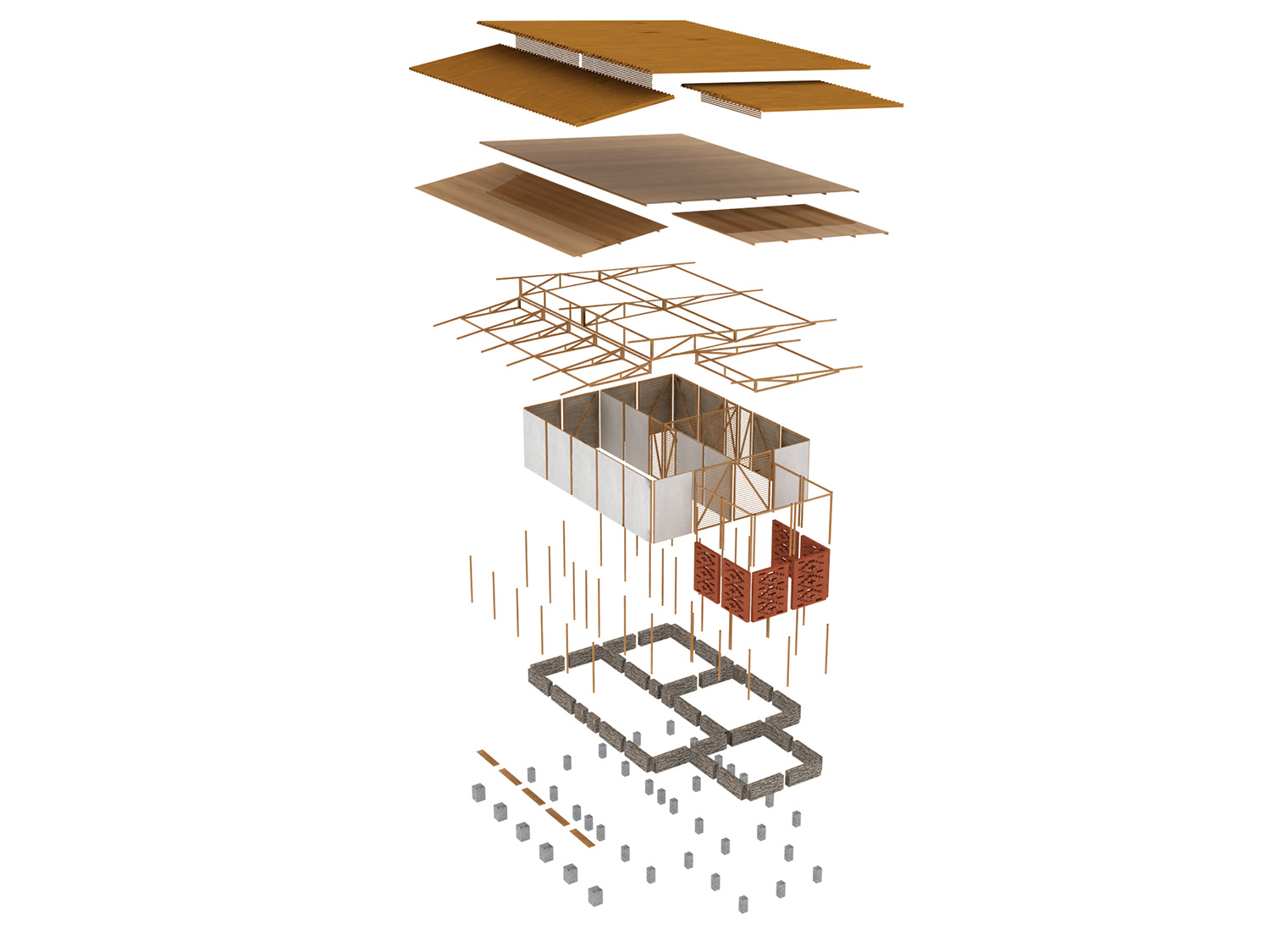 communal taller de arquitectura rural housing exercise I tepetzintla mexico designboom