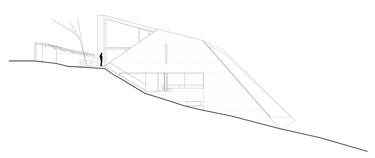tense architecture network hillside greek home