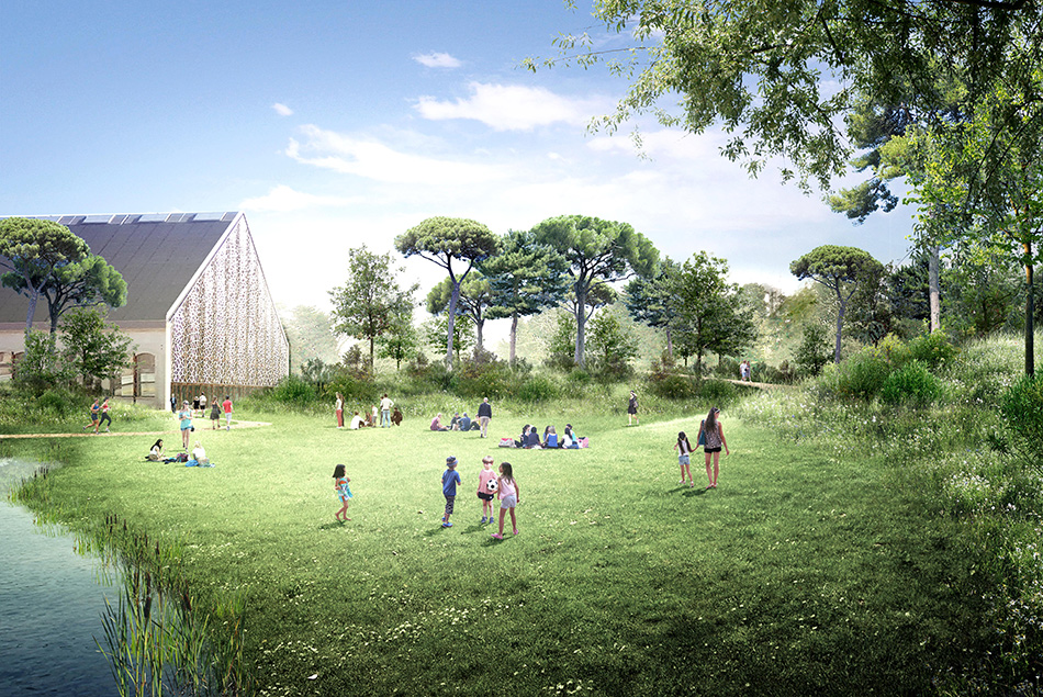 construction continues on frank gehry's aluminum-clad LUMA arles tower designboom