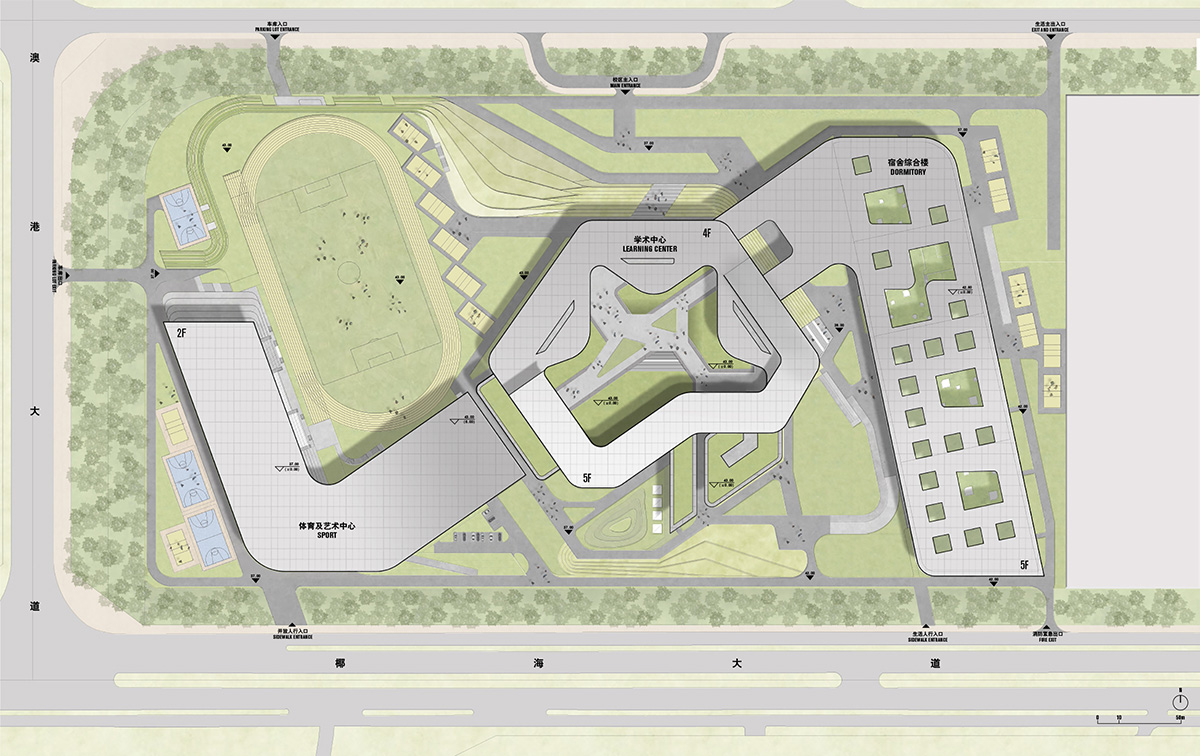 crossboundaries' 'haikou school' under construction in china