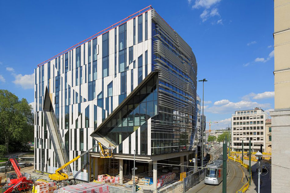 daniel libeskind: ko-bogen under construction