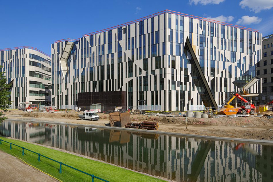 daniel libeskind: ko-bogen under construction