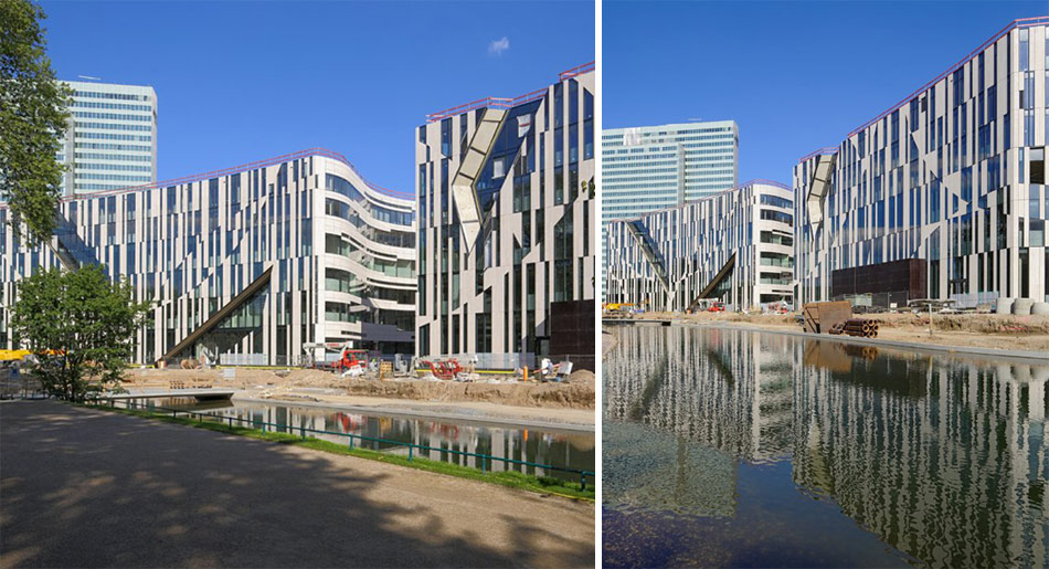 daniel libeskind: ko-bogen under construction